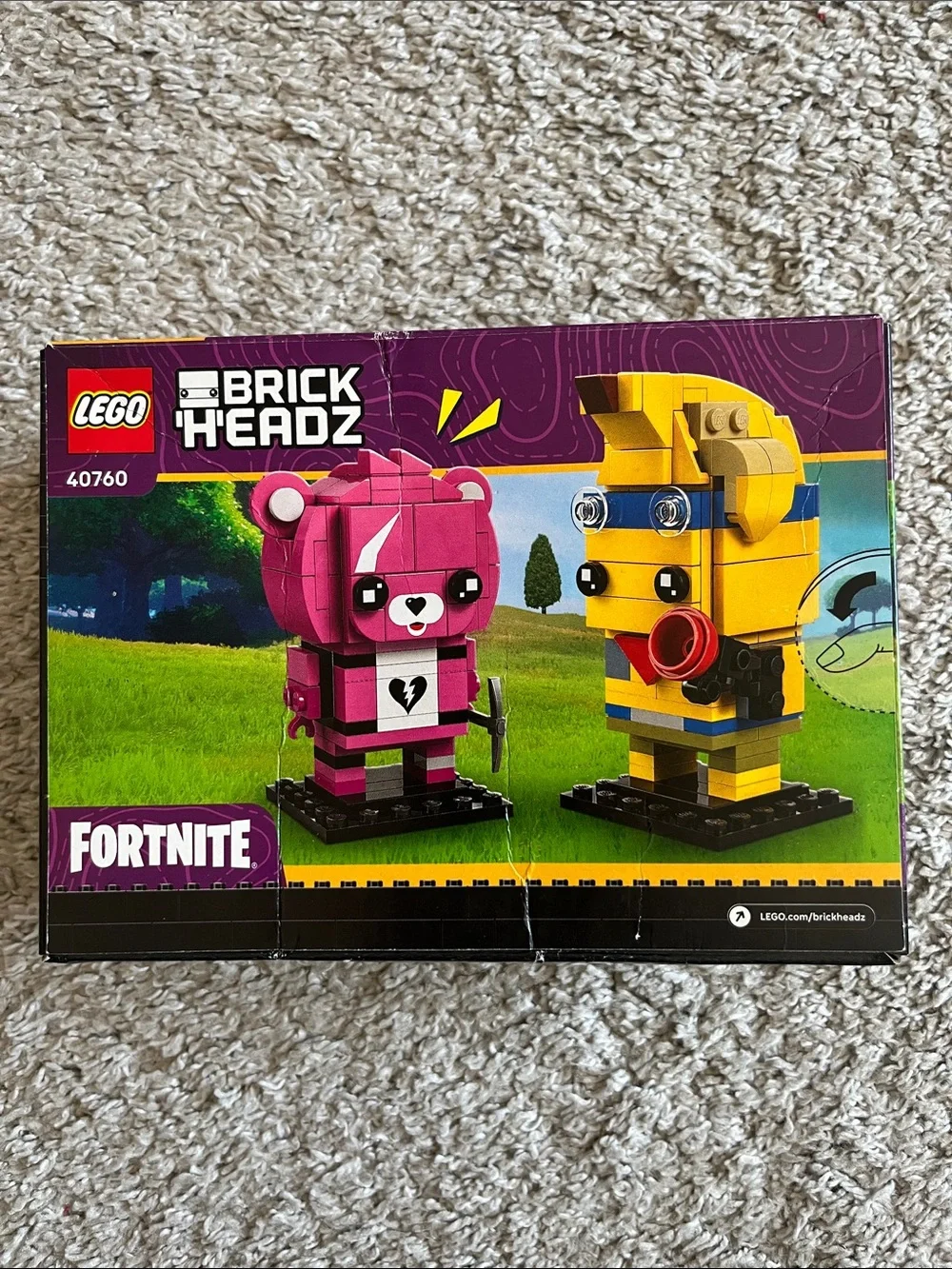 LEGO BrickHeadz Cuddle Team Leader (pink) & Adventure Peely (yellow)